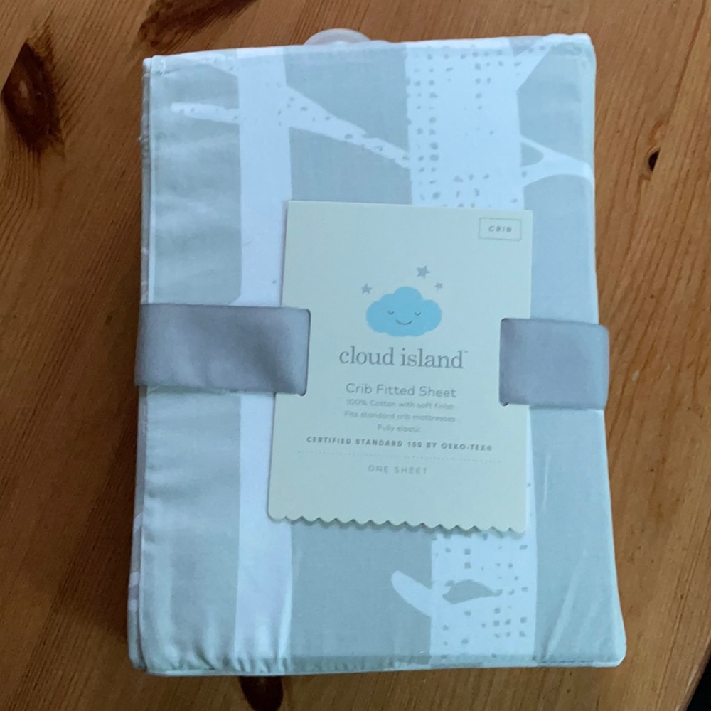 Target Cloud Island crib sheet